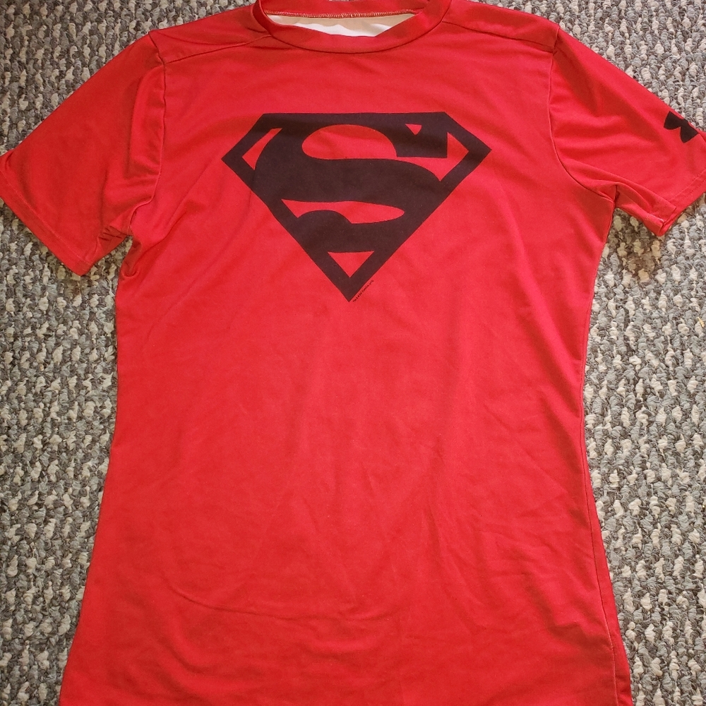 Boys superman dry fit shirt